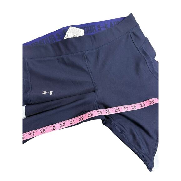 Under Armour Heatgear Colorblock Ankle Crop Tights 7/8 Womens XL - Picture 7 of 8